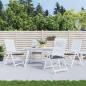 Preview: ARDEBO.de - Gartenstuhl-Kissen 4 Stk. Anthrazit 40x40x3 cm Oxford-Gewebe
