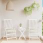 Preview: ARDEBO.de - Gartenstuhl-Kissen 2 Stk. Creme 50x50x3 cm Oxford-Gewebe