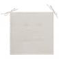 Preview: Gartenstuhl-Kissen 2 Stk. Creme 50x50x3 cm Oxford-Gewebe