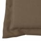 Preview: Gartenbank-Auflage Taupe 180x50x3 cm Oxford-Gewebe