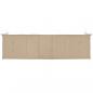 Preview: Gartenbank-Auflage Beige 180x50x3 cm Oxford-Gewebe