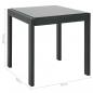 Preview: Sonnenliegen 2 Stk. mit Tisch Textilene und Stahl