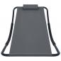 Preview: Gartenbett Grau 200 x 90 cm Stahl