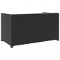 Preview: 5-tlg. Garten-Lounge-Set mit Auflagen Poly Rattan Schwarz