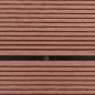 Preview: Garten-Duschwanne WPC Edelstahl 80 x 62 cm Braun