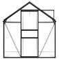 Preview: Gewächshaus Anthrazit Aluminium 3,61 m²