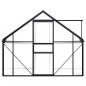 Preview: ARDEBO.de - Gewächshaus Anthrazit Aluminium 4,75 m²
