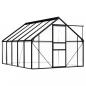 Preview: ARDEBO.de - Gewächshaus Anthrazit Aluminium 5,89 m²