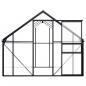 Preview: Gewächshaus Anthrazit Aluminium 5,89 m²