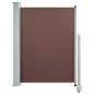 Preview: Ausziehbare Seitenmarkise 100x300 cm Braun 