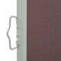 Preview: Ausziehbare Seitenmarkise 100x300 cm Braun 