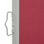Preview: Ausziehbare Seitenmarkise 100x300 cm Rot