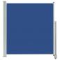 Preview: Ausziehbare Seitenmarkise 140 x 300 cm Blau