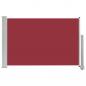 Preview: Ausziehbare Seitenmarkise 60×300 cm Rot