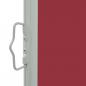 Preview: Ausziehbare Seitenmarkise 60×300 cm Rot