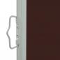 Preview: Ausziehbare Seitenmarkise 80×300 cm Braun
