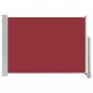 Preview: Ausziehbare Seitenmarkise 80×300 cm Rot