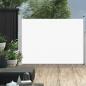 Preview: ARDEBO.de - Ausziehbare Seitenmarkise 100×500 cm Creme