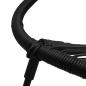 Preview: Gartenstühle 2 Stk. PVC Rattan Schwarz