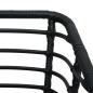 Preview: 3-tlg. Bistro-Set Poly Rattan Schwarz