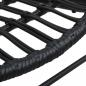 Preview: Gartenstuhl Poly Rattan Schwarz