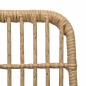 Preview: Gartenstühle 2 Stk. Poly Rattan Eiche