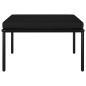 Preview: 3-tlg. Garten-Lounge-Set mit Auflagen Schwarz PVC