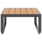 Preview: ARDEBO.de - 4-tlg. Garten-Ecksofa-Set mit Auflagen Aluminium und WPC