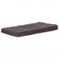 Preview: ARDEBO.de - Palettenkissen Baumwolle 120×80×10 cm Anthrazit