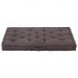 Preview: Palettenkissen Baumwolle 120×80×10 cm Anthrazit