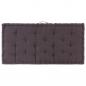 Preview: Palettenkissen Baumwolle 120×80×10 cm Anthrazit