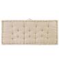 Preview: Palettenkissen Baumwolle 120×80×10 cm Beige