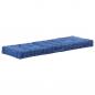 Preview: ARDEBO.de - Palettenkissen Baumwolle 120×40×7 cm Hellblau
