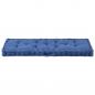 Preview: Palettenkissen Baumwolle 120×40×7 cm Hellblau