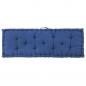 Preview: Palettenkissen Baumwolle 120×40×7 cm Hellblau