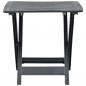 Preview: Gartentisch Klappbar Anthrazit 79x72x70 cm Kunststoff