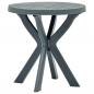 Preview: ARDEBO.de - Bistrotisch Grün Ø70 cm Kunststoff