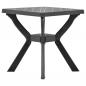 Preview: Bistrotisch Anthrazit 70x70x72 cm Kunststoff