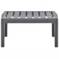 Preview: Gartentisch Mokka 78x55x38 cm Kunststoff