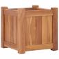 Preview: ARDEBO.de - Hochbeet 30x30x30 cm Massivholz Teak