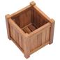 Preview: Hochbeet 30x30x30 cm Massivholz Teak