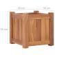 Preview: Hochbeet 30x30x30 cm Massivholz Teak