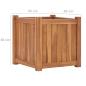 Preview: Hochbeet 40x40x40 cm Massivholz Teak
