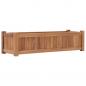 Preview: ARDEBO.de - Hochbeet 100x30x25 cm Massivholz Teak