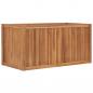Preview: ARDEBO.de - Hochbeet 100x50x50 cm Massivholz Teak