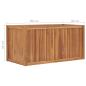 Preview: Hochbeet 100x50x50 cm Massivholz Teak
