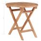 Preview: Gartentisch Klappbar 45 cm Massivholz Teak
