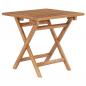 Preview: ARDEBO.de - Gartentisch Klappbar 45x45x45 cm Massivholz Teak