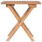 Preview: Gartentisch Klappbar 45x45x45 cm Massivholz Teak