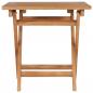 Preview: Gartentisch Klappbar 45x45x45 cm Massivholz Teak